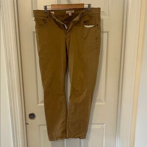 Lucky Brand Tan Athletic Straight Pants